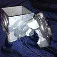 Ccube_open.jpg Companion Cube Gift box