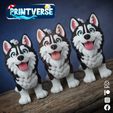 Siberian-Husky-DSC_0001_Siberian-Husky-Shot-D.jpg Flexy Siberian Husky With Snap Fit Head