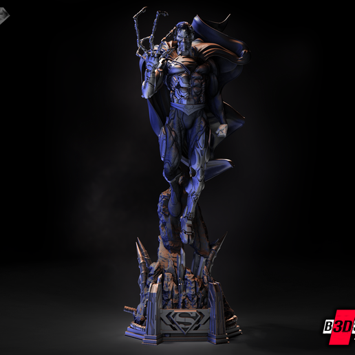 🦸‍♂️ B3DSERK April term 2023: Superman Cyborg Bust 1/4