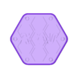 Nut_not_Dice_-box-top-Nasa2.stl Hexagonal Nut Box (Not for Elderwood Dice)