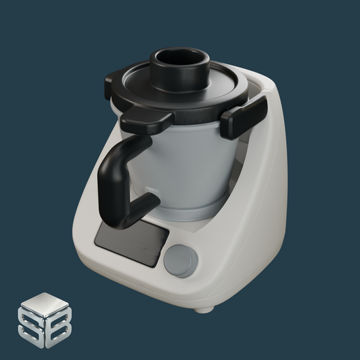 Food processor compatible with Playmobil [STL/3MF]