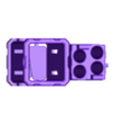 aaax4-pod case-body.stl Raketenkapsel-Batteriehalter AA/AAA /2Hatch Typ