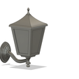 OUT-DOOR-OLD-LAMP-11.png Old Vintage Outdoor Lantern - Lamp 3D print model