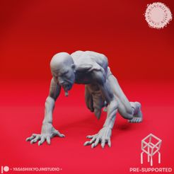 Ghoul_02_PS.jpg Goules rampantes - figurine de table (pré-support)