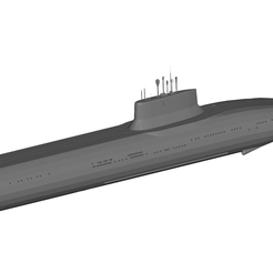 1.png 3D file Submarine・3D printable model to download