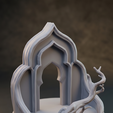 Gothic-Oriental-Arch-Display.png Gothic Oriental Arch Display Base - Miniature Diorama Stand
