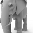 untitled.241.png Free OBJ file Elephant・3D printer design to download