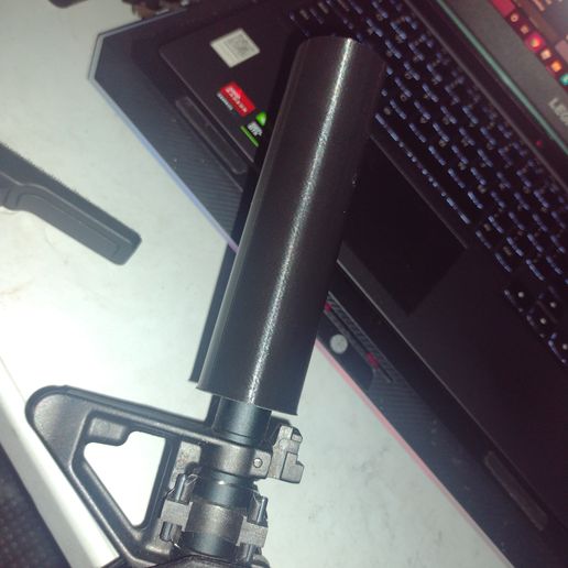 AOBS (AIRSOFT OVER BARREL SUPPRESSOR) 3D model