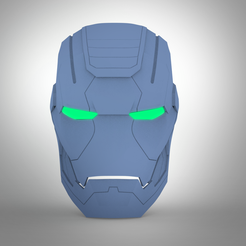 0.png Iron Man scifi helmet for 3d print stl file