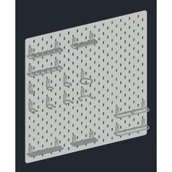 IKEA Skadis Paper Towel Holder by Bastian.Frei, Download free STL model