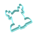 4.png Reindeer Cookie Cutter Set | STL File