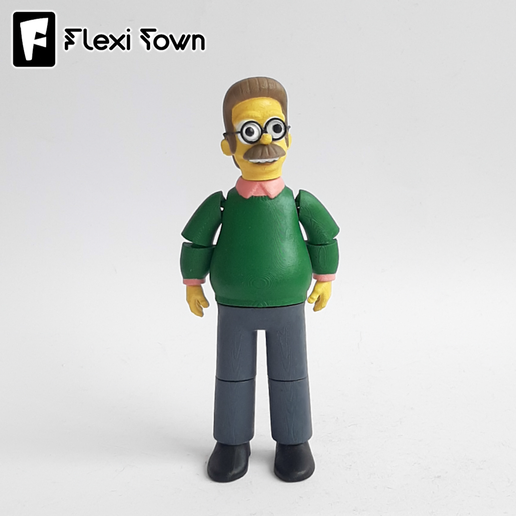 🤓 Flexi Nerd Flanders, The Simpsons Collection, Articulated