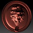 lion36.jpg Lion Head Door Knocker