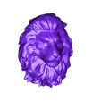 LionHeadWallHanger.stl Lion Head Wall Hanger (Lion Sculpture 3D Scan)
