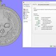 Screenshot_8.jpg Skull pendant Jewelry medallion 3D print model