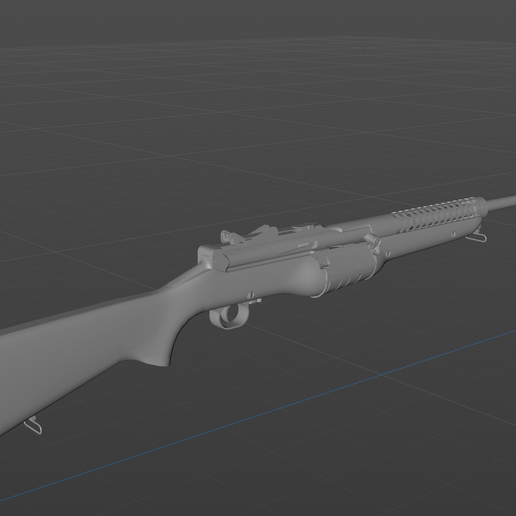 OBJ file US M1941 Johnson rifle 3D model material 🗺️ ・3D printing ...