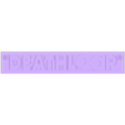 Deathloop-Logo.stl Multicolor DEATHLOOP Gaming Logo