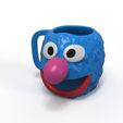 Sesame-Street-Grover-.189.2.jpg Sesame Street Grover Sculpted Mug