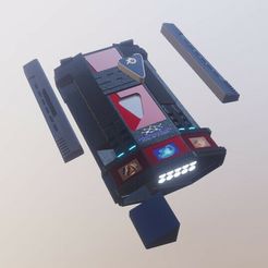 device2.jpg Archivo STL gratis NAVE ESPACIAL DE LA NASA・Modelo imprimible en 3D para descargar