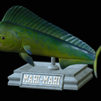 mahi-mahi-model-1-3.png fish mahi mahi / common dolphin trophy statue detailed texture for 3d printing
