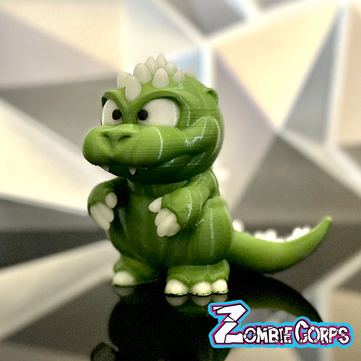 👾 MiniZilla・Free STL File for 3D printing・Cults