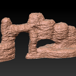Rock-12C.png STL file Terrain scenery - Rock 12・3D printer design to download
