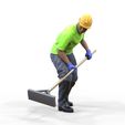 Co-c1.50.107.jpg N10 Construction worker with shovel, troweling tool and helmet