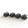 render1.jpg 3D printable OSRS Runescape Hotkey Keycaps (PRE-SUPPORTED)