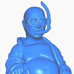 dclose.png Archivo STL gratuito Buda Snokel Diver・Objeto imprimible en 3D para descargar