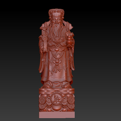 TAM-DA-2020_SubTool1-1.png Archivo STL 3 dioses de buda de la suerte - TAM DA・Modelo imprimible en 3D para descargar