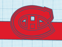 mtl1.png MONTREAL CANADIEN ''STAND PLATE COLLECTION NHL" N.2