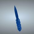 knife-09.jpg Tactic knife combat BDSM option kitchen laboratory cosplay for real 3D  printing kn-01 CNC