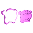 ImageToStl.com_Kirby-2.png Cookie cutter Kirby / Cookie cutter Kirby