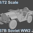 gaz67-2.jpg 1/72 Scale Gaz-67 Soviet WW2 Jeep - Luca Sprues