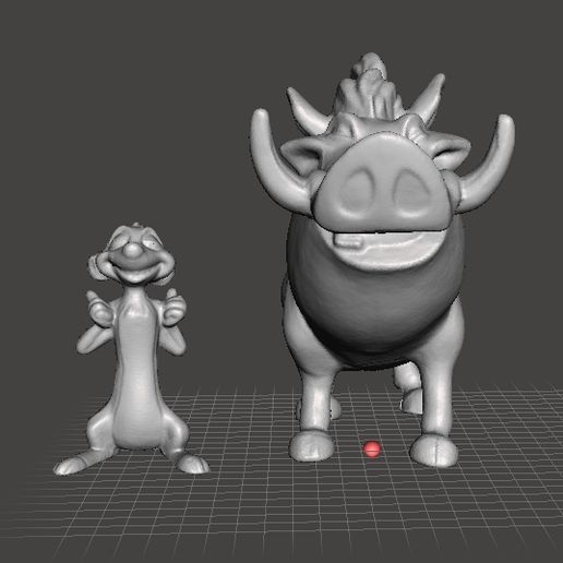 timonpumba1.jpg TIMON AND PUMBAA FIGURES SET PVC PLASTIC MODELS TOY KAWAII