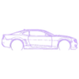 2013 camaro ss.stl Wall Silhouette: Chevrolet Set