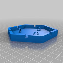 Hexagon.png Télécharger fichier STL gratuit Hexagone modulaire pour les lumières de Noël • Plan à imprimer en 3D, BakedBananaDesign