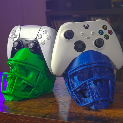 Football Skull Controller Stand Bundle | PS4, PS5, Xbox, Switch 1 and 2