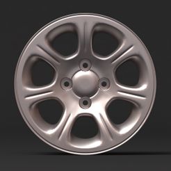 1.jpg Fichier 3D Jante Citroën Saxo VTS・Modèle à imprimer en 3D à télécharger