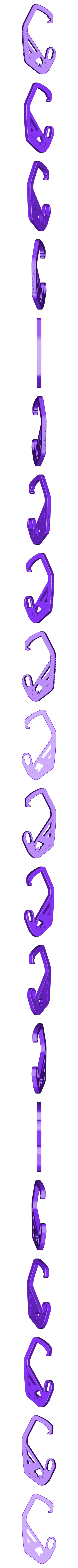 DH006.STL *NEW* Strong Flex door Carabiner ddf3d Customized