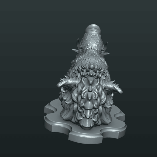 W_Boar_H-03.png STL file Wild Boar Mounted Head・Template to download and 3D print, Skazok