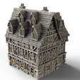 3.png Medieval Architecture - three story house
