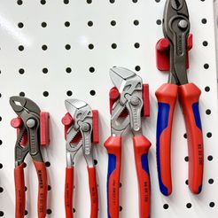 S_6782981.jpg Knipex Pliers, Knipex Cobra Holder for Pegboard