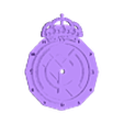 escudo real madrid.stl STL file Real Madrid FC shield clock・3D printer model to download