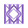 ArtDecoDiamondFrameSquareSmall.stl Moldura de diamante Art Deco