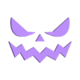 Pumpkin filling face.stl 🎃 Pumpkin 🎃