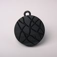DSCF0135.jpg Shadow Weave Pendant – Modern Necklace with Abstract Line Texture