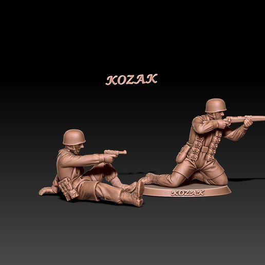 🎲 ww2 german paratroopers wounded scene・Бесплатный STL для 3D