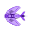 Zero2fold.stl Zero spacefighter (wider wing)