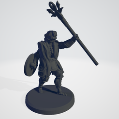 Necron-Overlord.png Free STL file Necron Overlord Proxy・3D printer design to download